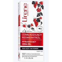   Lirene Verjüngende Glättende Augen- und Augenlidcreme-Gel mit 5% Vitaminen C, E, A, B3, B5