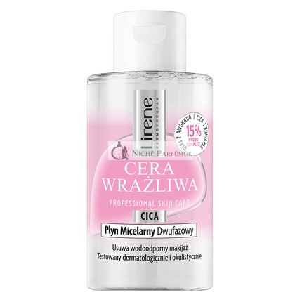 Lirene Érzékeny Kétfázisú Micellás Víz Az Arcra, 125 ml