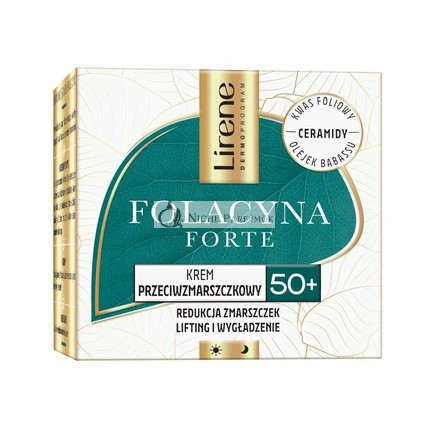 Lirene Folacyna Forte Ránctalanító Krém Napra és Éjszakára, 50 ml