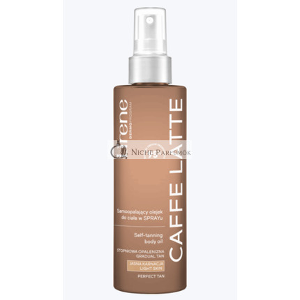 Lirene Caffe Latte 95% Natürliche Selbstbräunende Körperöl Spray Vegan 190ml