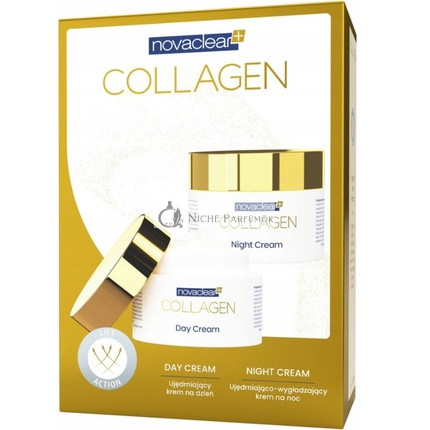 Novaclear Kollagén Firmáló Szett - Nappali Krém 50ml + Éjszakai Krém 50ml