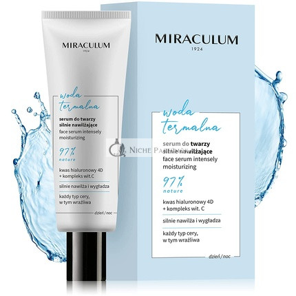 Miraculum Feuchtigkeitsspendendes Gesichtserum mit Hyaluronsäure und Thermalwasser, 30ml