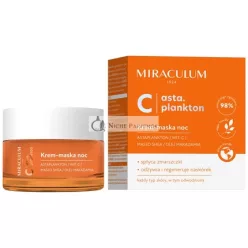   Miraculum Asta.Plankton C Creme Maske mit Astaxanthin und Vitamin C, 98% Natürliche Inhaltsstoffe