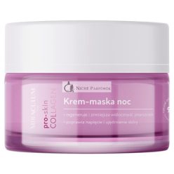   Miraculum Kollagén Pro-Bőr Krém Maszk Éjszakai Krém Arcmaszk Ránctalanító Nappali Ápolás Minden Bőrtípusra Ajándékötlet 50ml,
