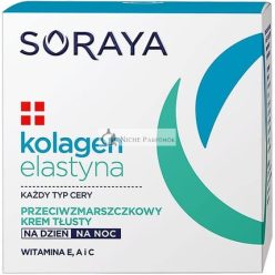   Soraya Kollagén és Elasztin Ránctalanító Gazdag Krém, 50ml