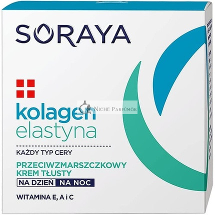 Soraya Kollagén és Elasztin Ránctalanító Gazdag Krém, 50ml