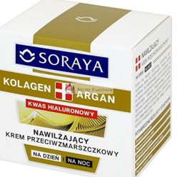   SORAYA Kollagén és Argan Hidratáló Ránctalanító Krém Napra és Éjszakára, 50ml