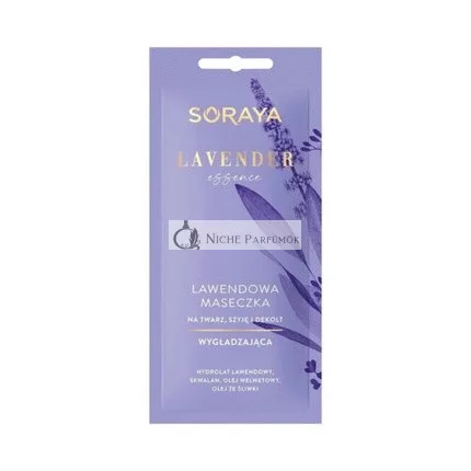 Lavendel Essenz Glättende Gesichts- und Halsmaske