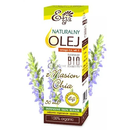 Etja Bio Természetes Kozmetikai Olaj Chia Mag Olajjal, 50ml