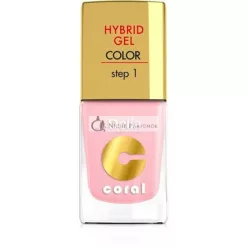   Delia Cosmetics Korall Hibrid Zselés Körömlakk No. 04 Pasztell Rózsaszín, 11ml
