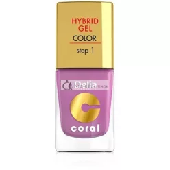   Delia Cosmetics Korall Hibrid Gél Körömlakk 05 Poros Rózsaszín 11ml