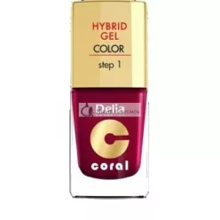   Delia Cosmetics Korall Hibrid Gél Körömlakk No. 12 Gesztenye Barna, 11ml