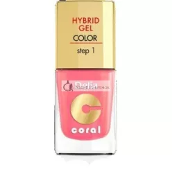   Delia Cosmetics Korall Hibrid Zselés Körömlakk 16 Meleg Közepes Rózsaszín, 11ml