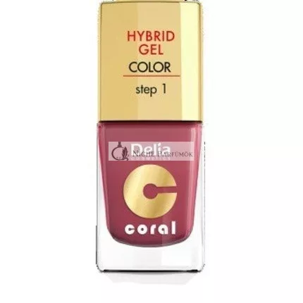 Delia Cosmetics Coral Hybrid Gél Körömlakk No. 18 Marsala, 11 ml