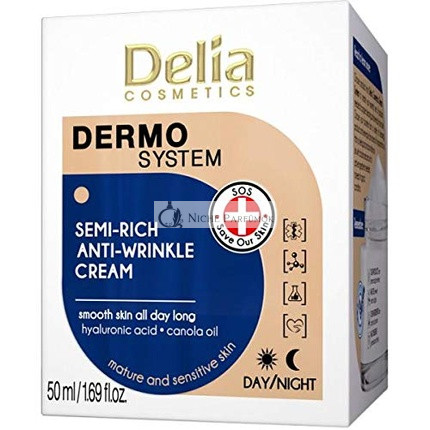 Delia Cosmetics Halbfett Dermo Curl Creme System Cera Dorog und Sensitiv 50ml