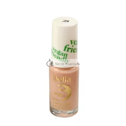 Delia Cosmetics Vegán Barát Körömlakk S Méret No. 204 Mézes Rózsaszín, 5ml