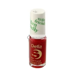   Delia Cosmetics Vegan Barát Körömlakk S Méret No. 214 Lady in Red, 5ml