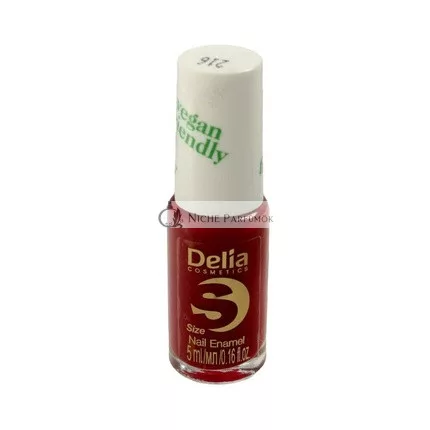 Delia Cosmetics Vegán Barát Körömlakk S Méret 216 Cseresznye Robbanás 5ml