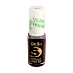  Delia Cosmetics Vegán Barát Körömlakk Méret S 225 Fekete Bogyó, 5ml