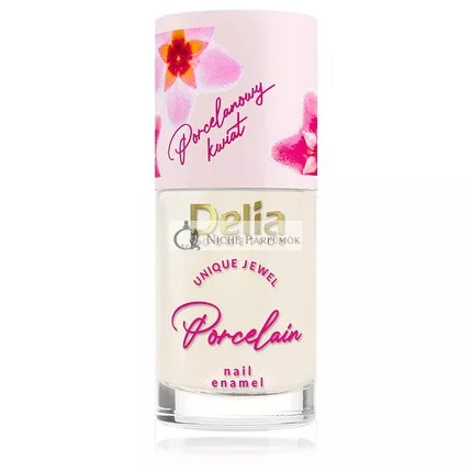 Delia Cosmetics 2 az 1-ben Körömlakk és Kondicionáló Porcelán Virág - Lazac Szín, 11 ml