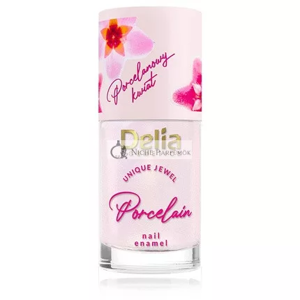 Delia Cosmetics 2 az 1-ben Körömlakk és Kondicionáló Porcelán Virág, Vegán Barát, 11ml