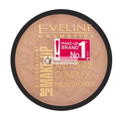   Eveline Make-Up Art Anti-Shine Complex Pressed Powder púder az egységes és világosabb arcbőrre 32 Natural 14 g
