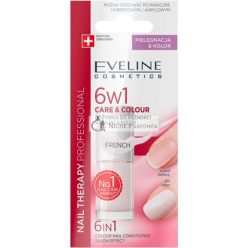   Eveline Színes Köröm Kondicionáló Ápolás Színes Köröm 6 az 1-ben Francia 5ml
