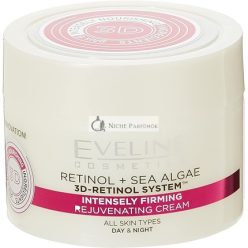   Eveline Cosmetics Nature Line 3D Tengeri Alga Intenzív Feszesítő Megújító Nappali és Éjszakai Krém Retinollal és Tengeri Algával, 50ml