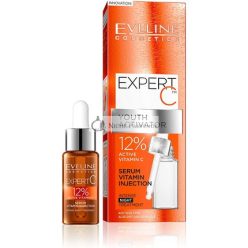   Eveline Cosmetics Expert C Ifjúsági Aktiváló 12% Anti-Aging Aktív C-vitamin Szérum, 18ml