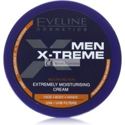   Eveline Men X-Treme Erősen Hidratáló Arckrém, Testápoló és Kézkrém Férfiaknak, 200ml