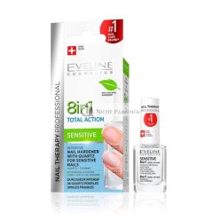   Eveline Cosmetics Total Action 8in1 Körömépítő Szérum 12ml - Körömápolás és Kezelés
