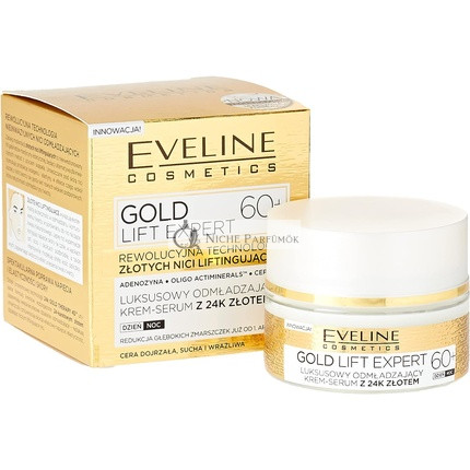 Eveline Cosmetics Gold Lift Expert Nappali/Éjszakai Krém 60+, 50ml