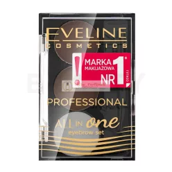   Eveline All in One Eyebrow Set Szemöldökformázó készlet 02 1,7 g
