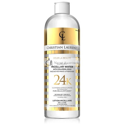 Cristian Laurent Luxus-Mizellenwasser mit kolloidalem Gold - Make-up Entferner für Gesicht und Augen, 500ml