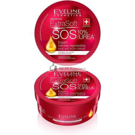 Eveline Cosmetics S.O.S Arcbőr és Testápoló Shea Vajas Hidratáló, 175ml