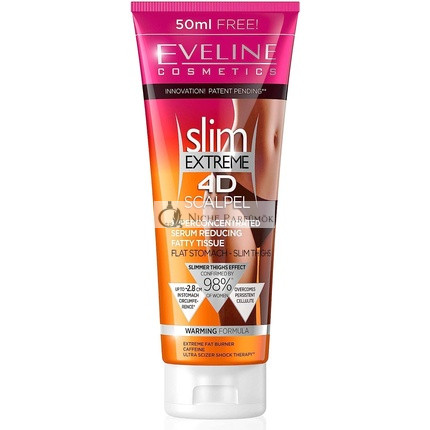 Eveline Cosmetics Slim Extreme 4D Scalpel Koncentrált Karcsúsító Krém, 250ml