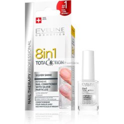   Eveline 8 Az 1-ben Teljes Hatás Intenzív Körömerősítő Ezüst Fény 12ml