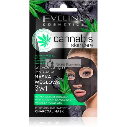 Eveline Cosmetics Cannabis Hautpflege Gesichtsmaske, 7 ml