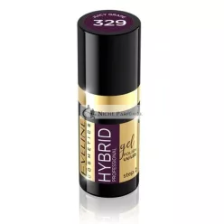 Eveline Hybrid Zselés Körömlakk - Purple Rain 329, 5ml