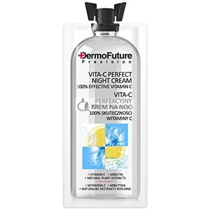 DERMOFUTURE Ránctalanító Világosító Éjszakai Krém C-vitaminnal, 12ml