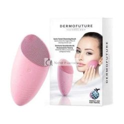   Dermofuture Sonic Arctisztító Kefe - Tökéletes Méret Utazáshoz, Rózsaszín