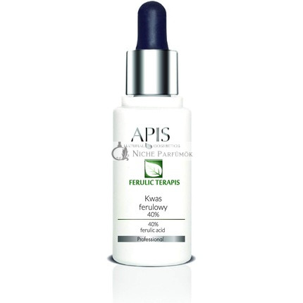 APIS Ferulic Terapis Ferulasäure 40% Hydratation Schutz und Glätte der Gesichtshaut, 30ml