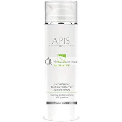 Apis Home Terapis Acne Stop Tisztító Antibakteriális Tonik Zöld Teával, 300ml