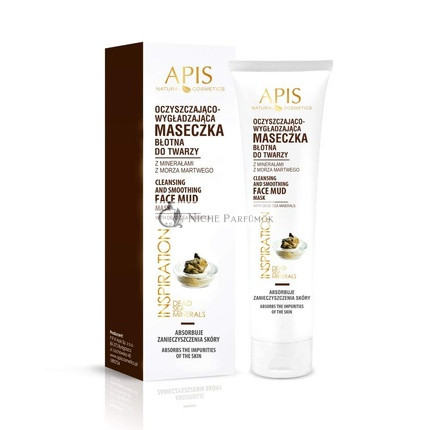 Apis Inspiration Reinigende und Glättende Schlammmaske mit Mineralien aus dem Toten Meer, 100ml