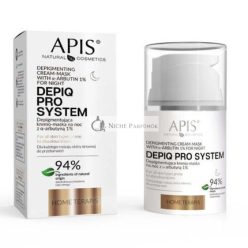   APIS Depiq Pro Rendszer Depigmentáló Krém Maszk Alpha-Arbutinnal 1% Éjjel, 50ml