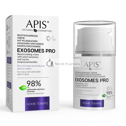 Biostimuláló Krém Növényi Exoszómákkal EXOSOMES PRO Otthoni Terápiák Innovatív Bőrápolás Regenerációs Hidratáló Anti-Aging Kombinált Bőr 50ml