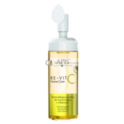   Apis Re-Vit C Világosító Tisztító Hab Szürke, Fáradt Bőr Elváltozásokhoz, 150ml