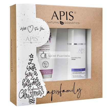 Apisset Zeitlose Schönheit Geschenkset - Festigender Körperbalsam Mit Progelin 200ml Und Biostimulierende Creme Mit Pflanzlichen Exosomen 100ml