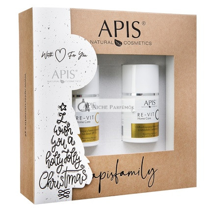 Apis Weihnachtsset Re-Vit C Heimpflege Tagescreme 50ml Nachtcreme 50ml