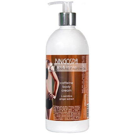 Bingo Spa Koffein Testápoló Krém L-Karnitinnal és Gyömbérrel 500ml